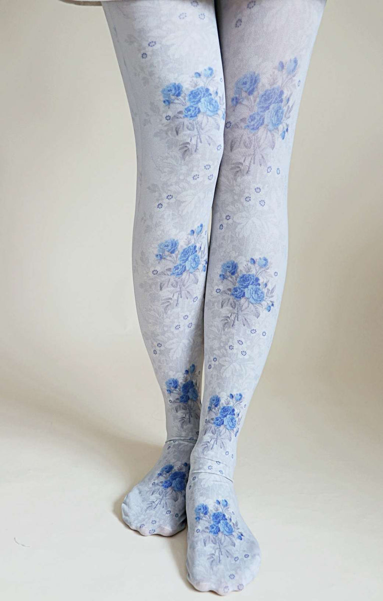 Art Tights | Blue Rose | Tabbisocks – NARASOCKS