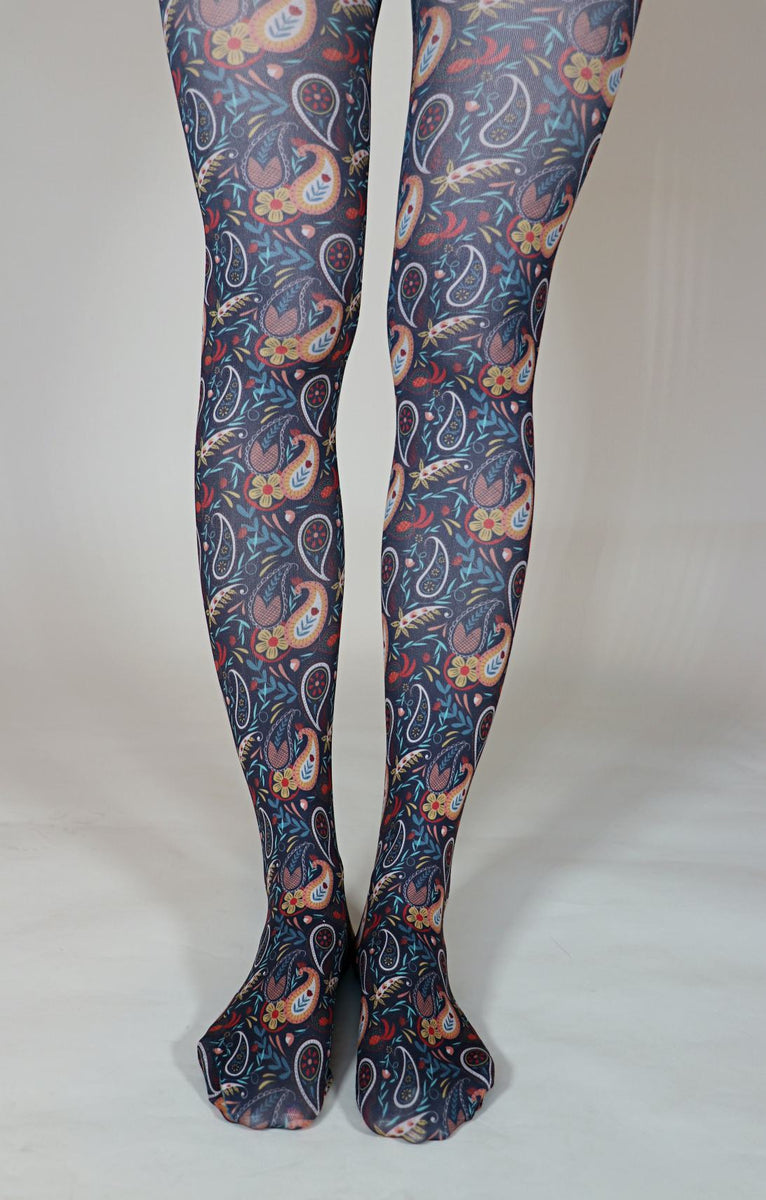 Art Tights | Paisley | Tabbisocks – NARASOCKS
