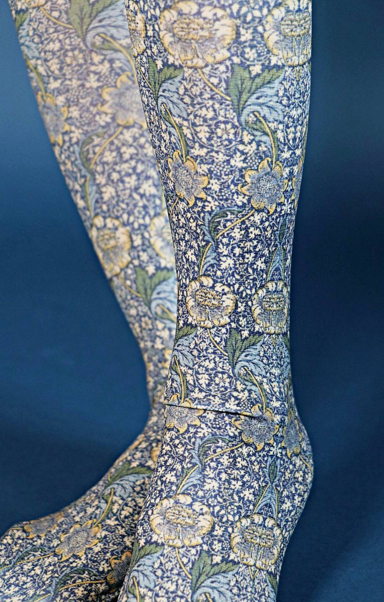 Printed Tights l William Morris l Tabbisocks – NARASOCKS