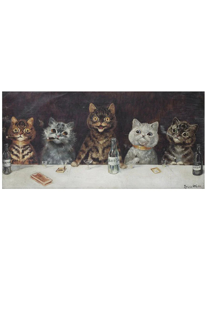 Louis Wain cat art painting