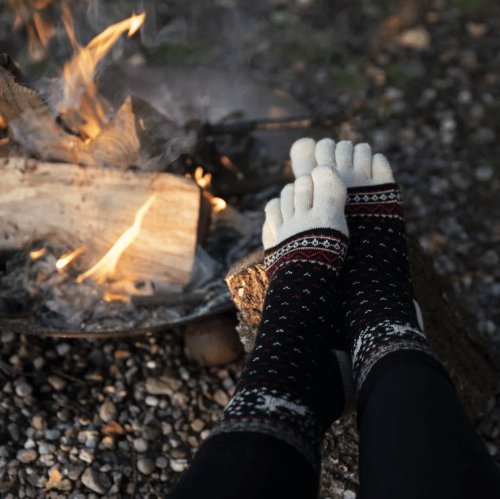 Holiday Vibe Deer patterned Socks