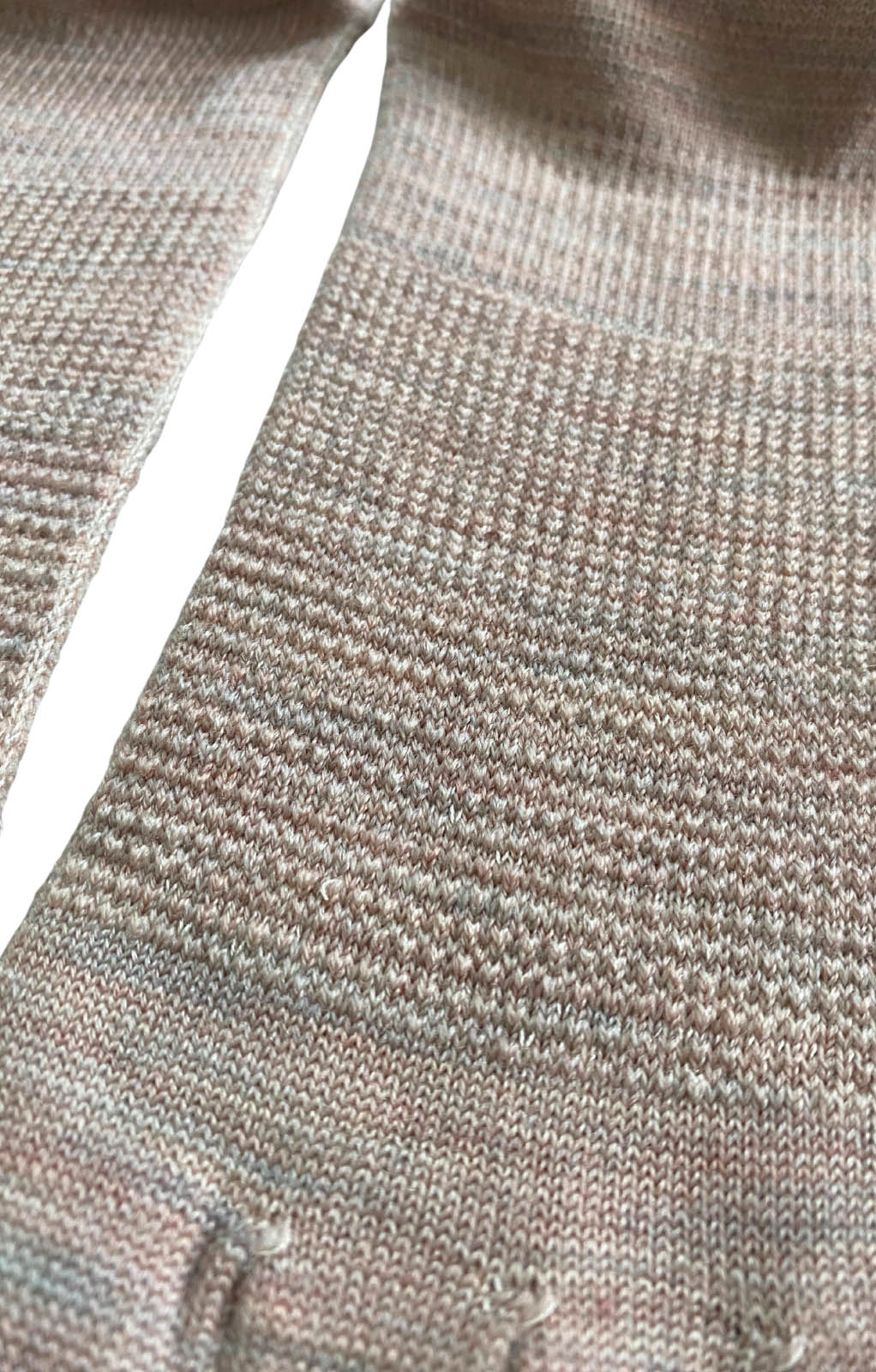 Japanese wool five-toe sock sole mesh