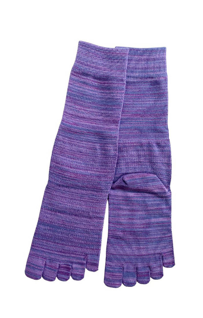 beautiful purple color toe socks for women