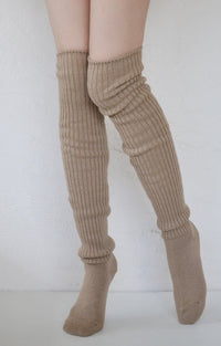 SCRUNCHY OVER THE KNEE SOCKS l Wool Socks l Boots Socks l Tabbisocks