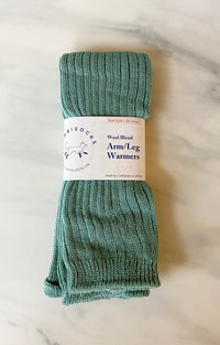 Tabbisocks Wool Blend Ribbed Leg Warmer in Mint
