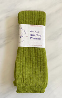 Tabbisocks Wool Blend Ribbed Leg Warmer in Pear