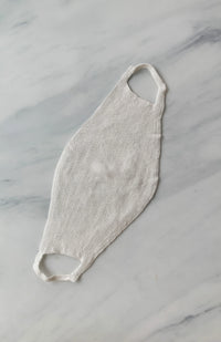 Full view of Tabbisocks Wellness' Washable Silk Liner Face Mask