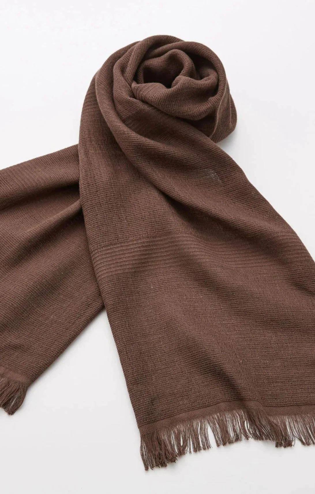 Brown deals cotton scarf