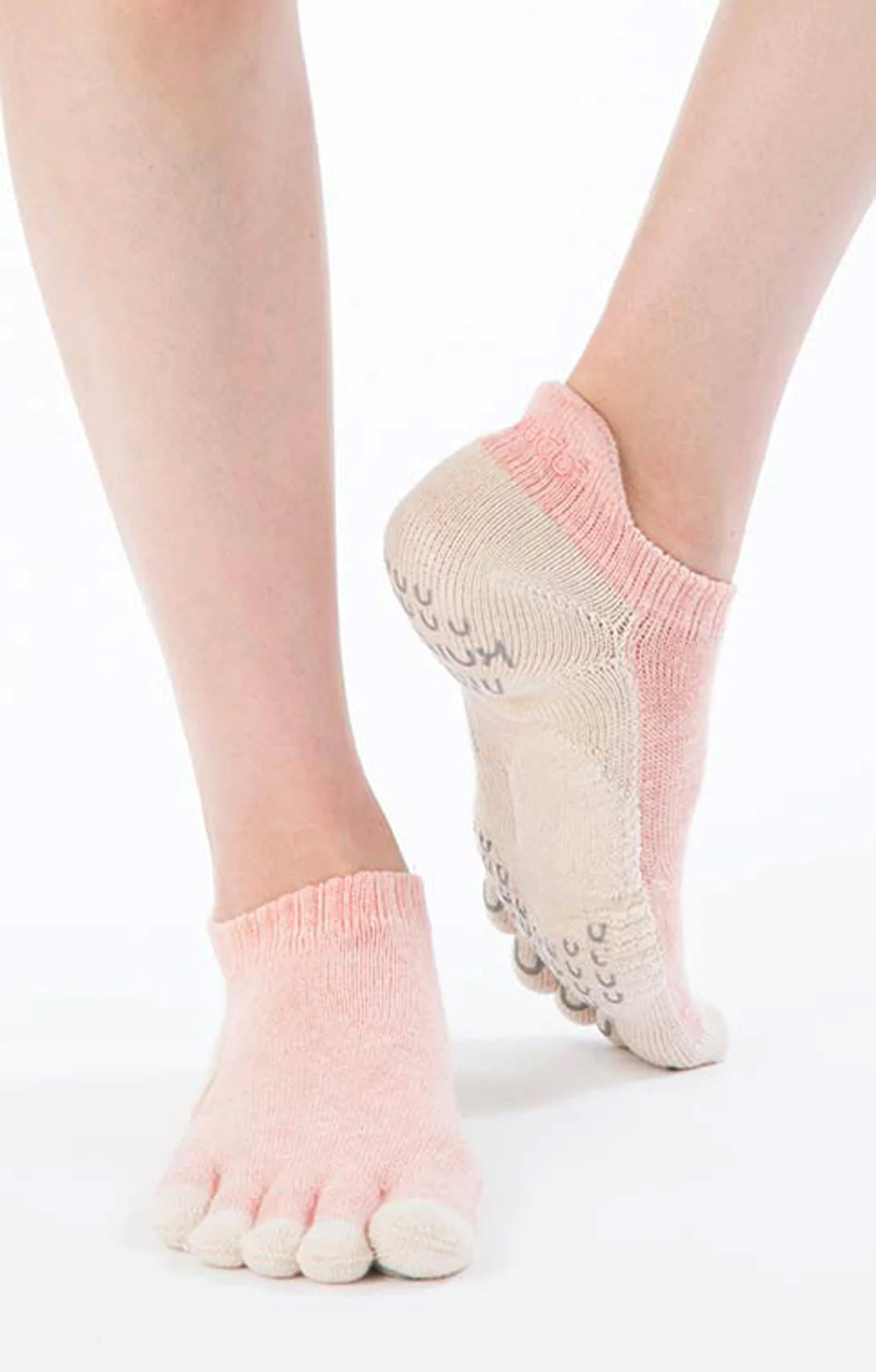Botanical Dyed Pilates Grip Socks With *Power Pads*