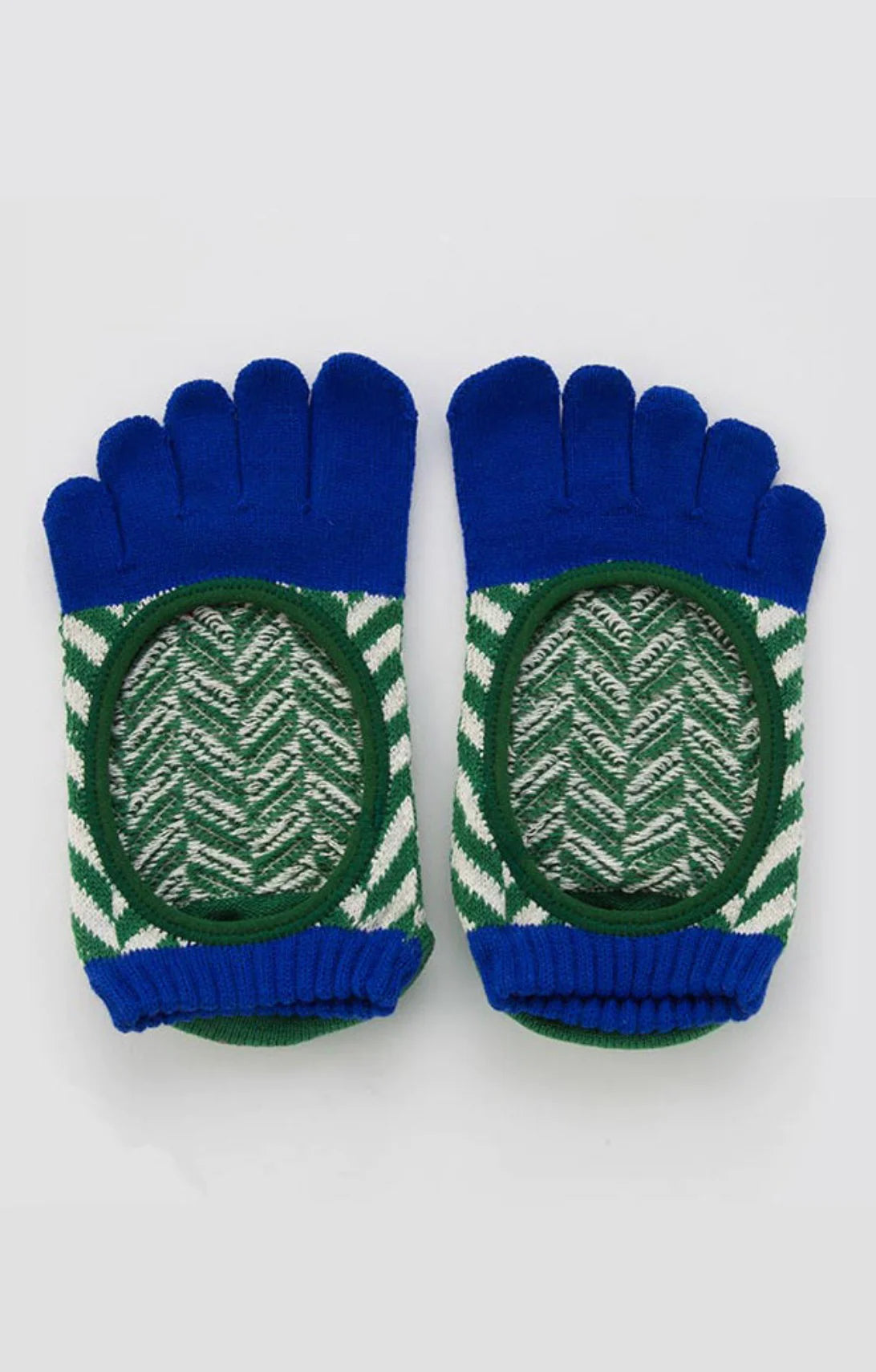 Knitido plus’s Organic Cotton Herringbone Liner Socks in BLUE color