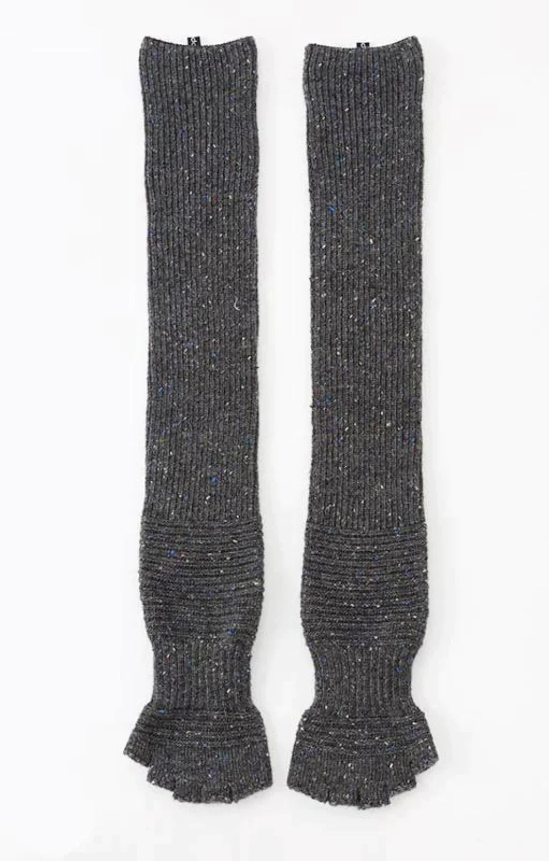 Knitido Toe Socks Crochet Look Lace Black Nepal