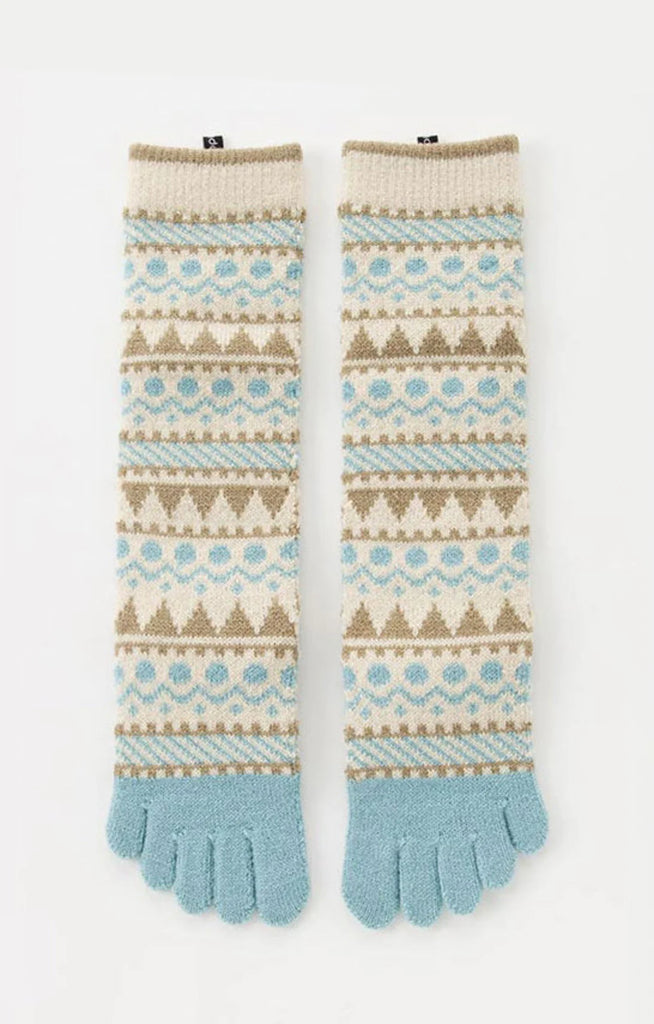 Wool Blend Solid Tabi Socks