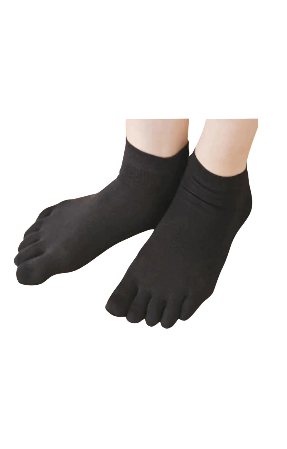Washable Silk Toe Footie Socks