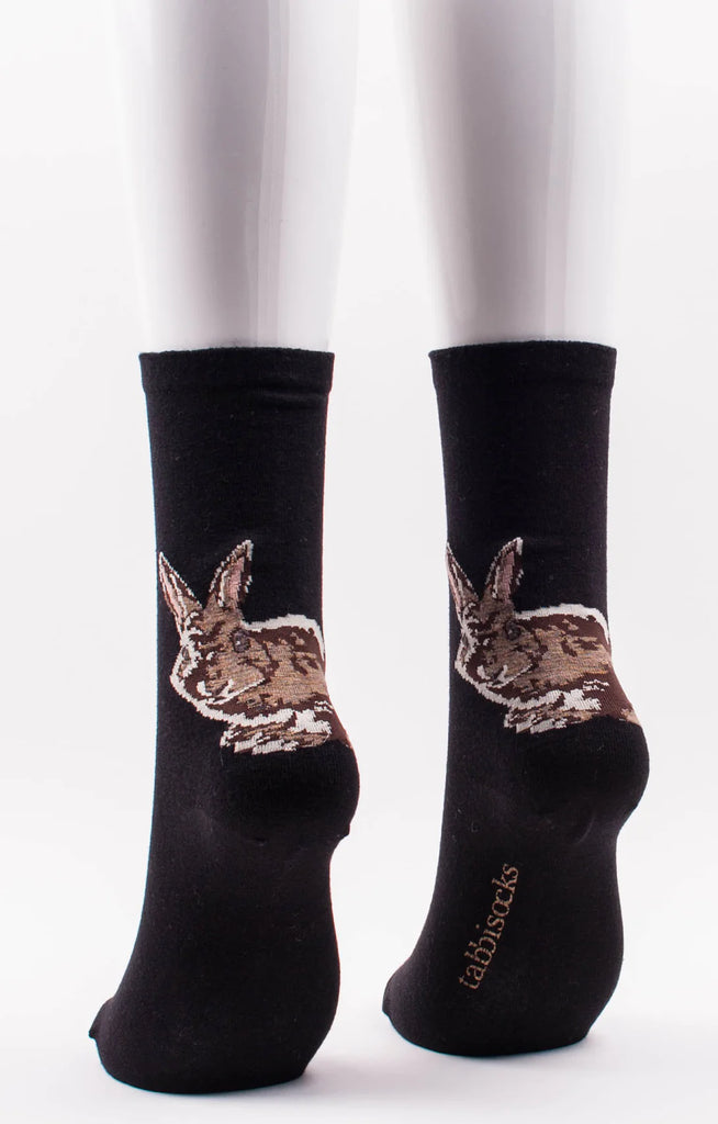 "Bunny Rabbit" Socks Black