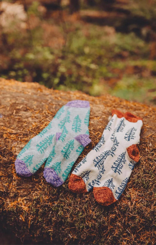 Organic Cotton Socks - Hand-Dyed Crew