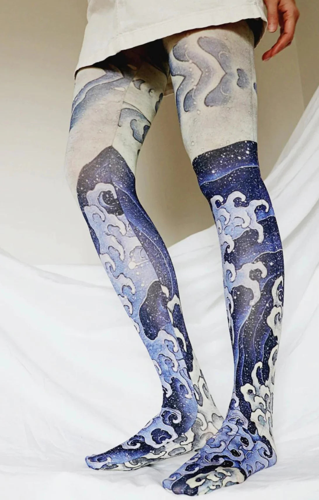 Printed tights top and leggings