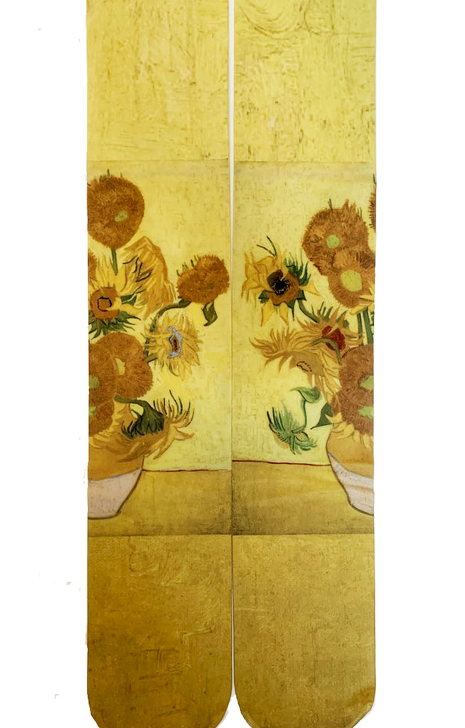Tabbisocks’s Van Gogh Sunflowers (4Th London Version) Printed Art Tights